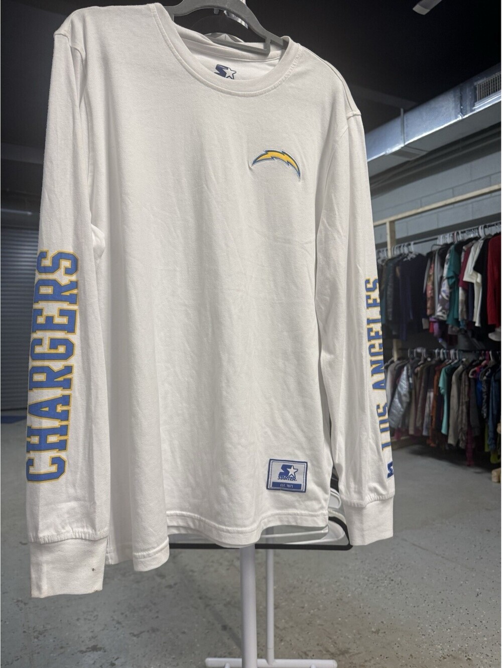 STARTER NFL CHARGERS LONG SLEEVE SIZE L